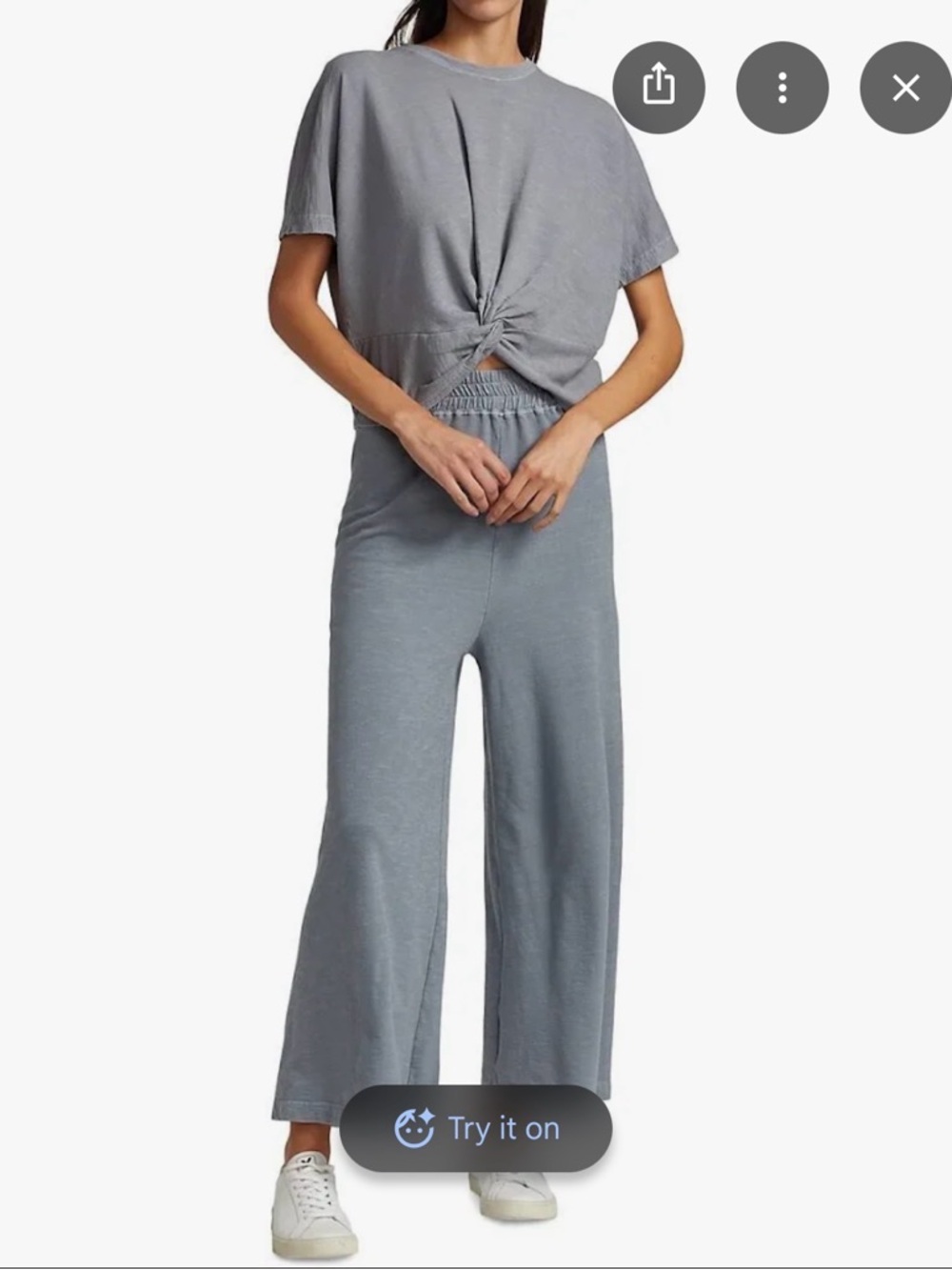 Joe’s women’s Meesha wide-leg crop lounge/ active pants